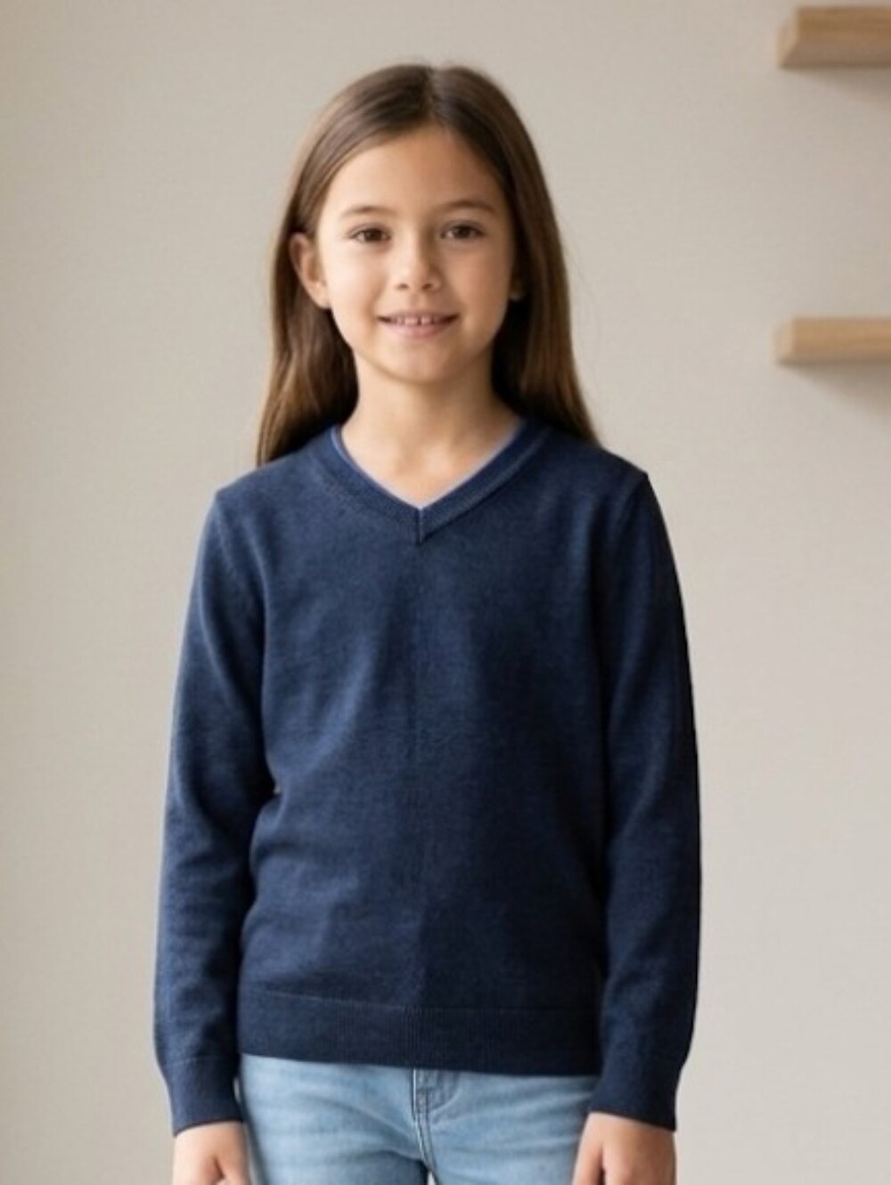 ​Old Navy Classic V-Neck Pullover Sweater Navy Blue NWT